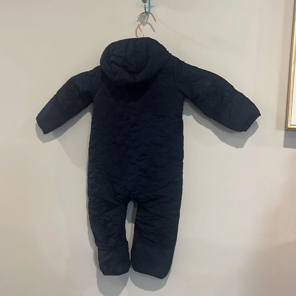 Baby Gap Jumpsuit Quitted Star Navy Blue 3-6 months.